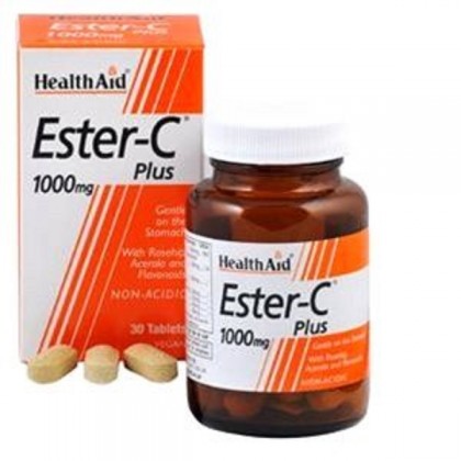 HEALTH AID Ester C 1000mg 30 Ταμπλέτες